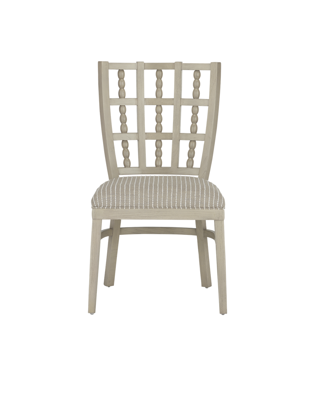 Norene Gray Chair, Demetria Parchment