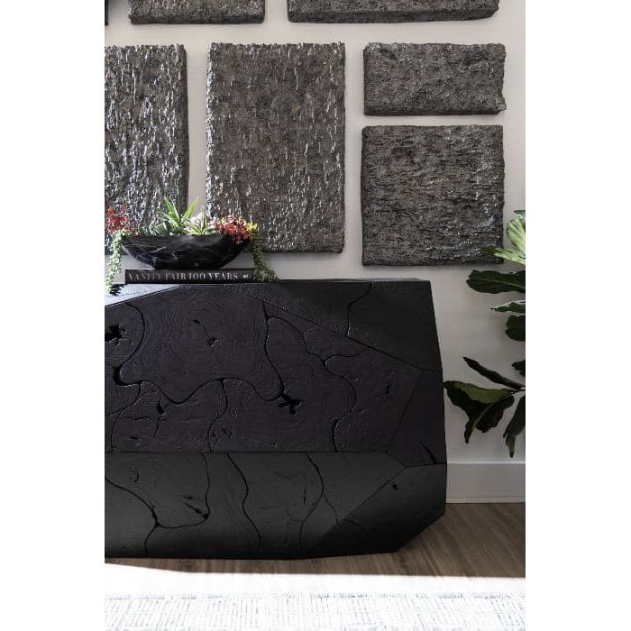 Etched Rock Puzzle Wall Tiles - Set of 9-Phillips Collection-PHIL-ID114681-Wall Decor-7-France and Son