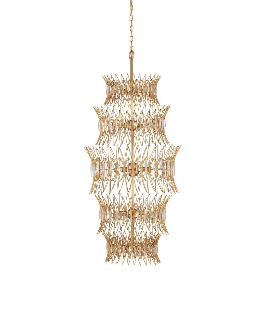Chandeliers Marquise Large Gold Chandelier