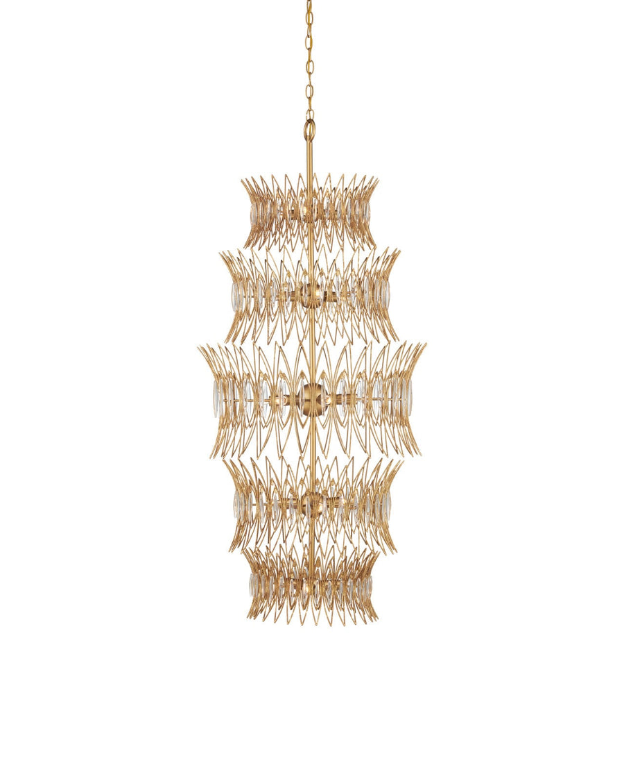 Chandeliers Marquise Large Gold Chandelier