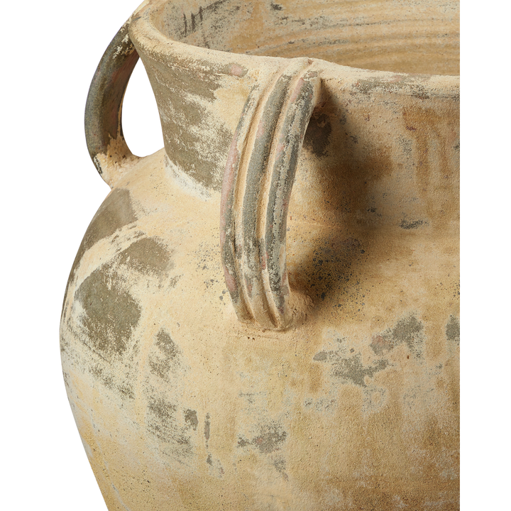Outdoor Planters Agrigento Antique White Planter