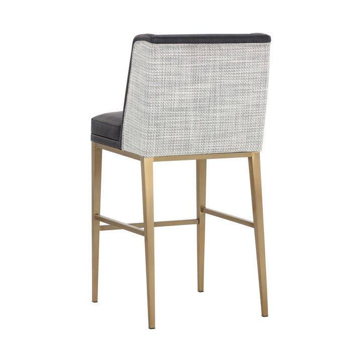 Bar & Counter Stools Joplin Barstool - Cantina Black / Vera White Pepper