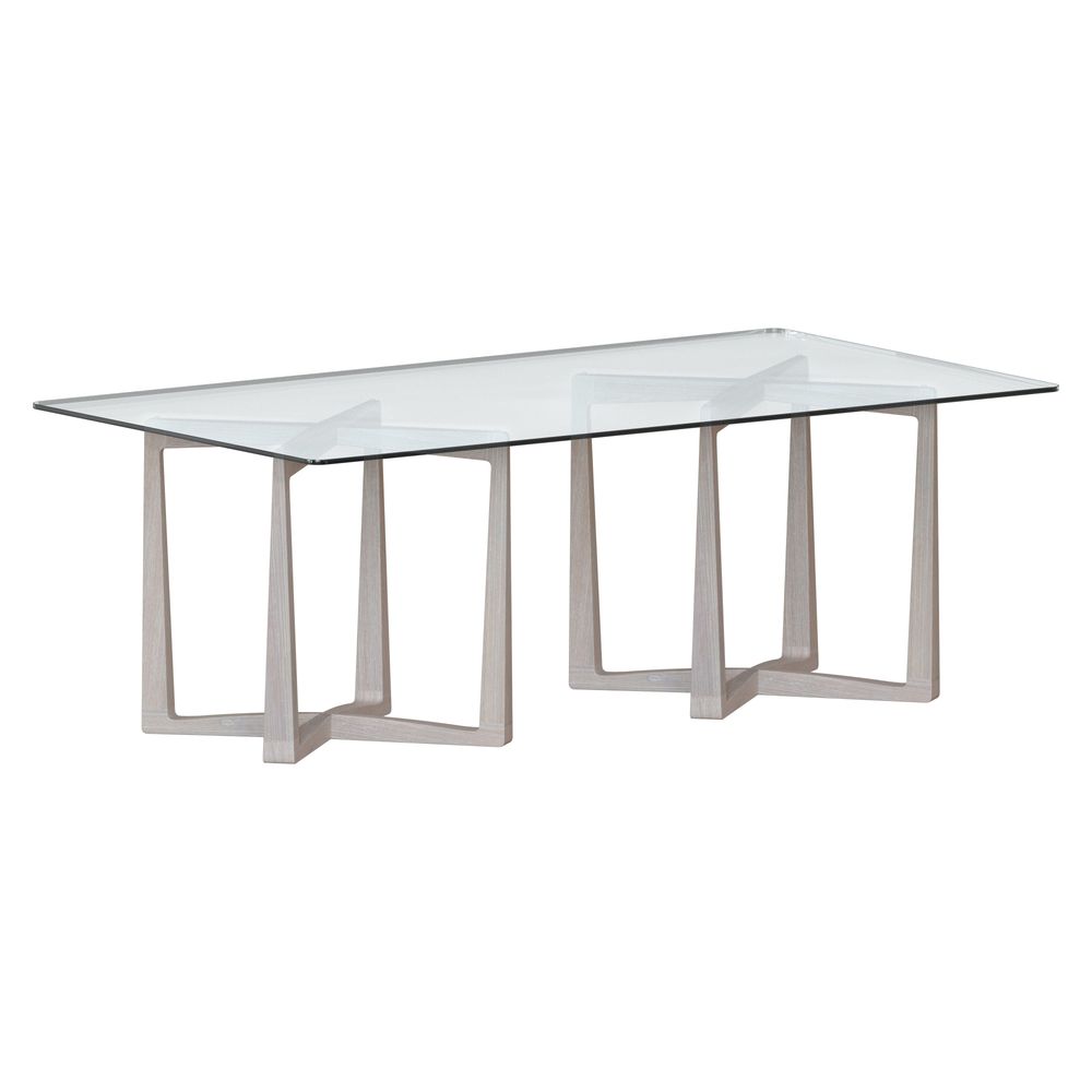 Glass Dining Table Top - Rectangular - Clear - 86.5"