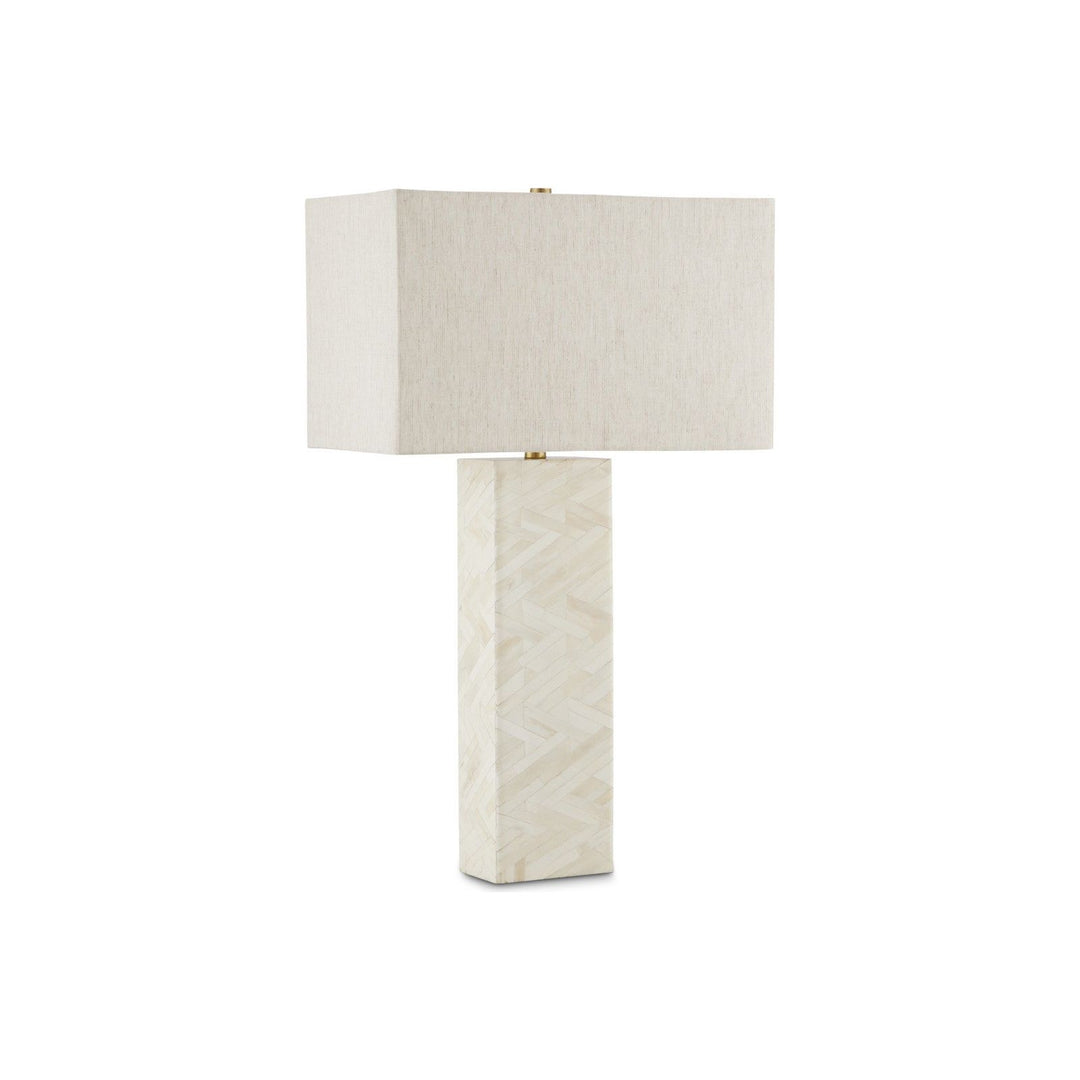 Elegy White Table Lamp