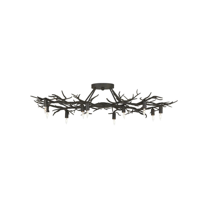 Rainforest Bronze Semi-Flush Mount