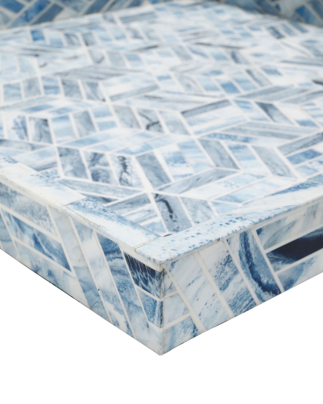 Chance Blue Square Tray