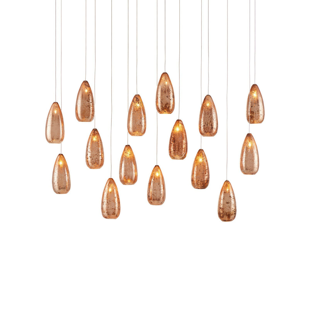 Rame 15-Light Linear Multi-Drop Pendant