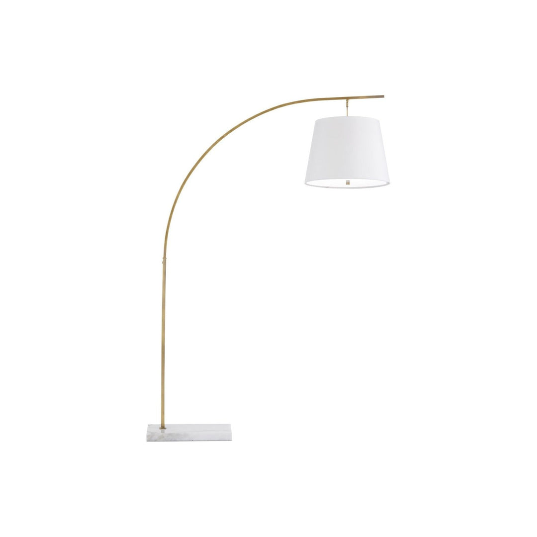 Cloister Medium Brass Floor Lamp