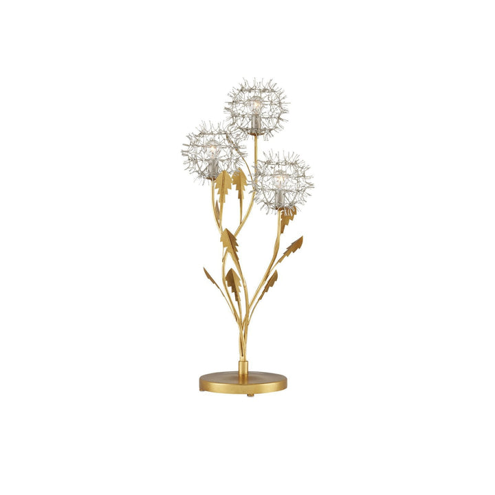 Dandelion Silver & Gold Table Lamp