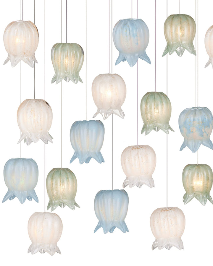 Pendants:Multi Polpo Misto 30-Light Linear Multi-Drop Pendant