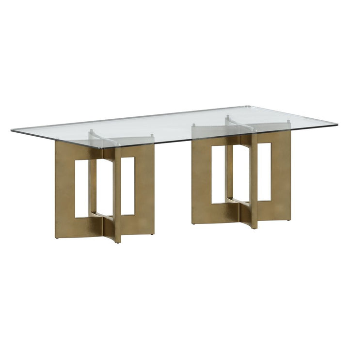 Glass Dining Table Top - Rectangular - Clear - 86.5"