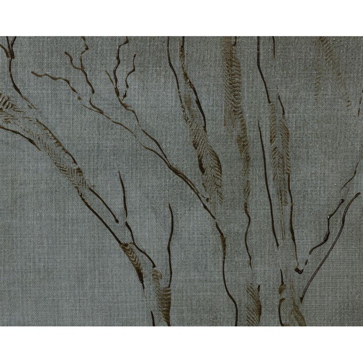 Enchanted Forest - 60" X 40" - Brown Floater Frame - Green