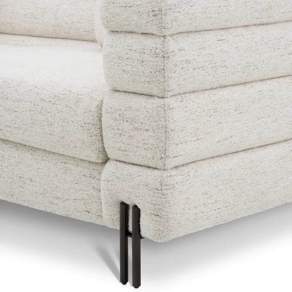 York Channeled Sofa