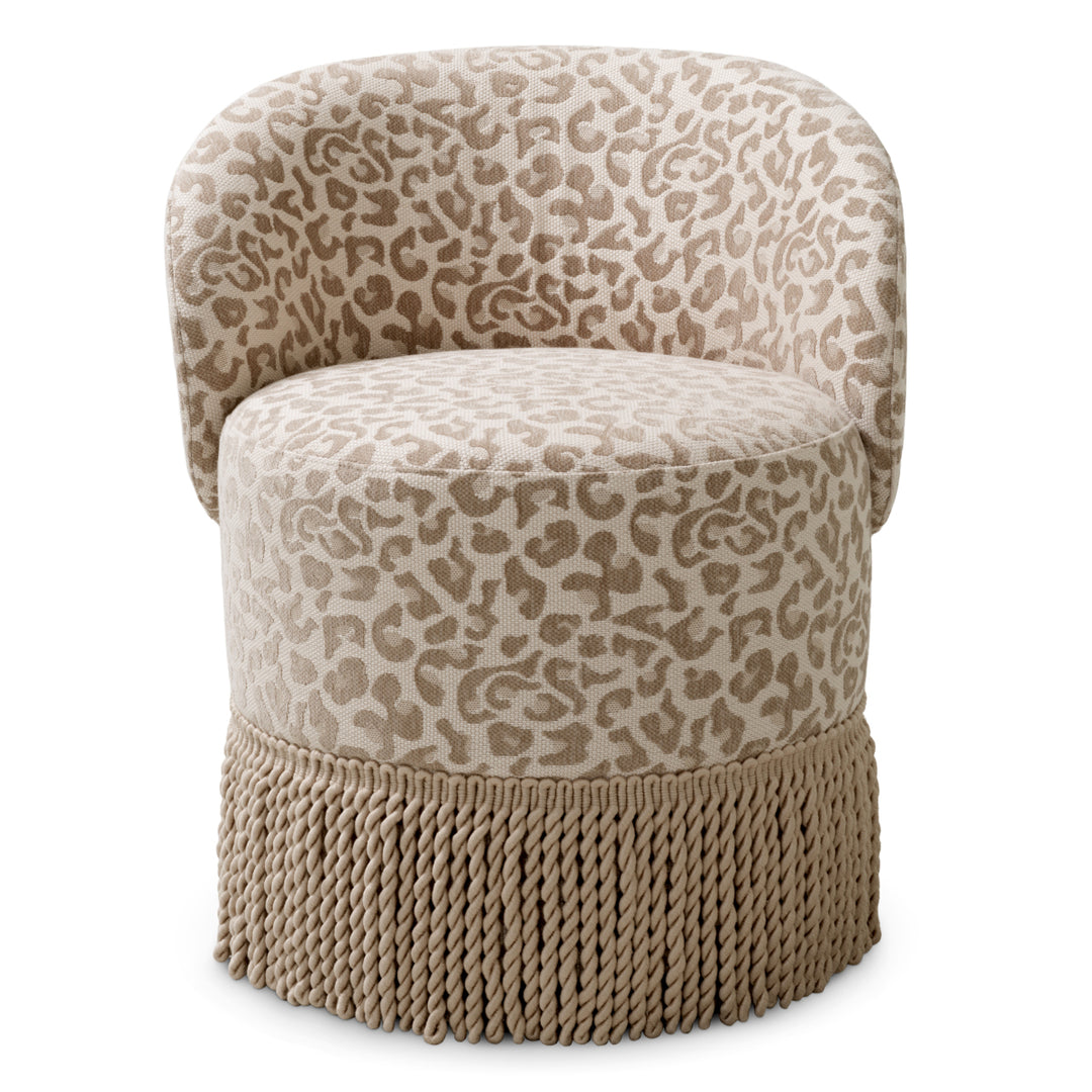 Dining Chair Greer - Harley leopard beige