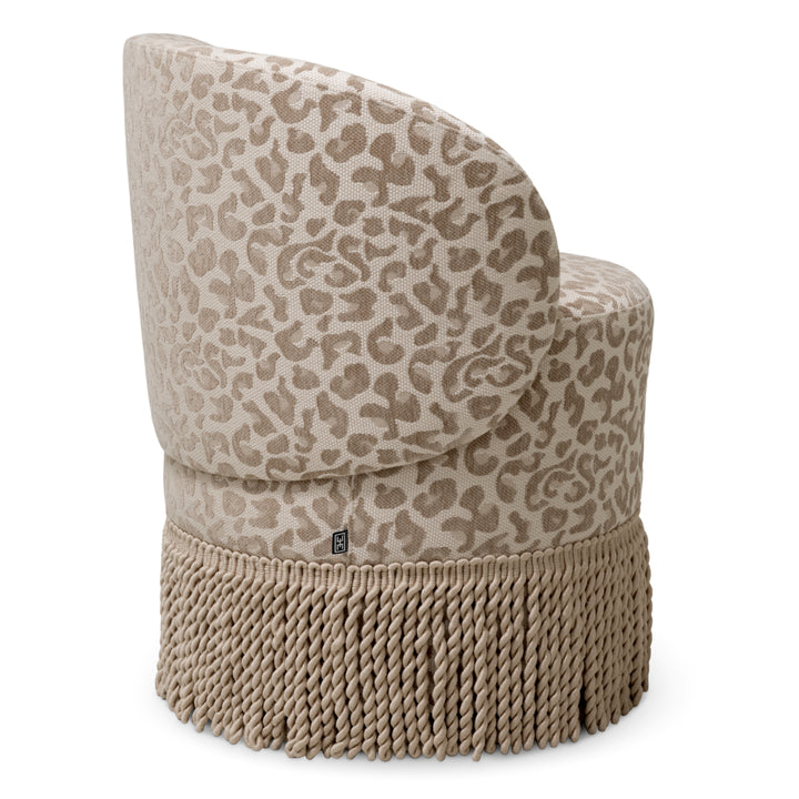 Dining Chair Greer - Harley leopard beige