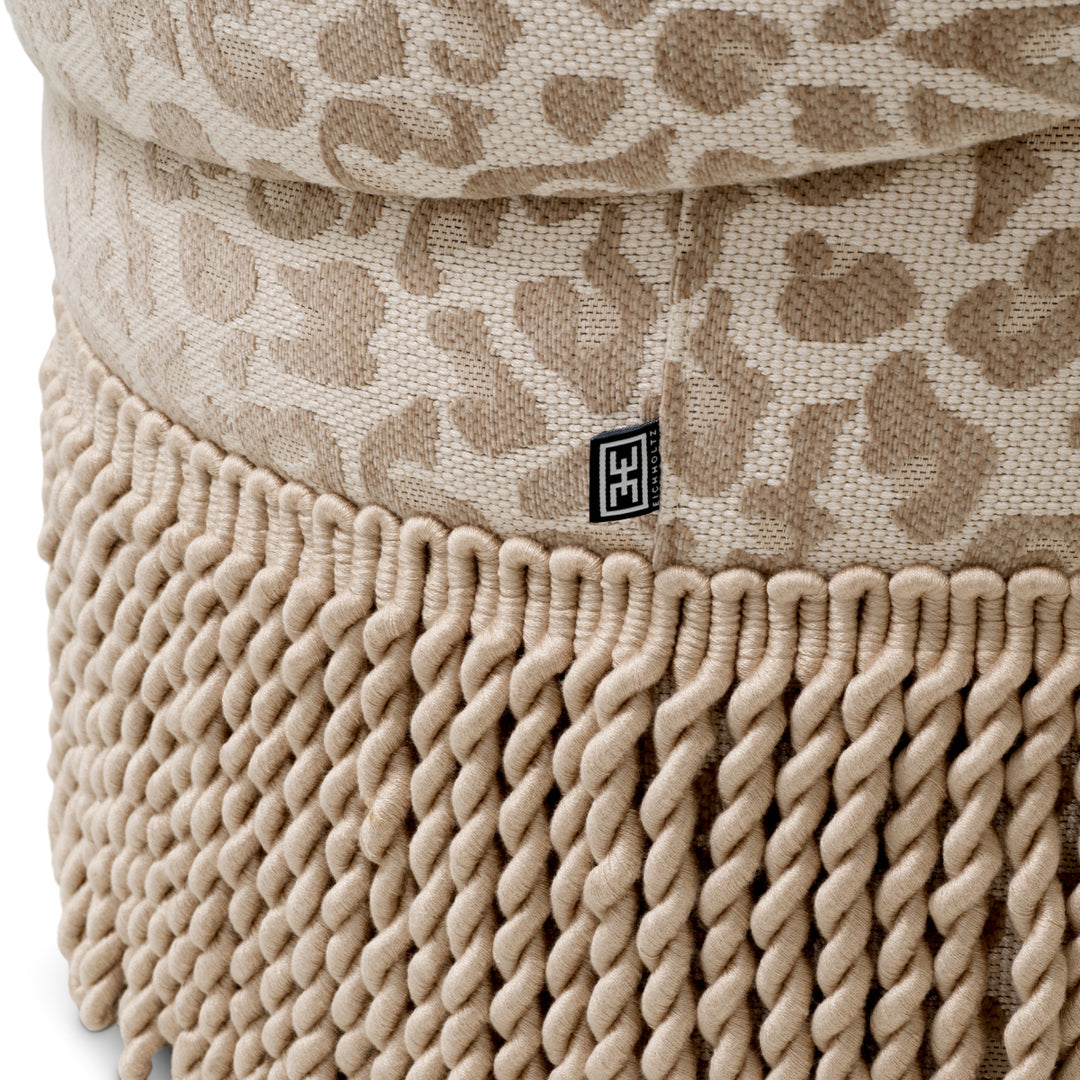 Dining Stool Greer - Harley leopard beige
