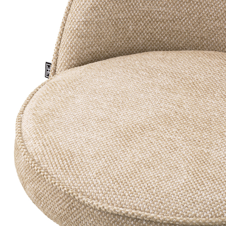 Dining Chair Dorland - Brushed brass finish | axton sand