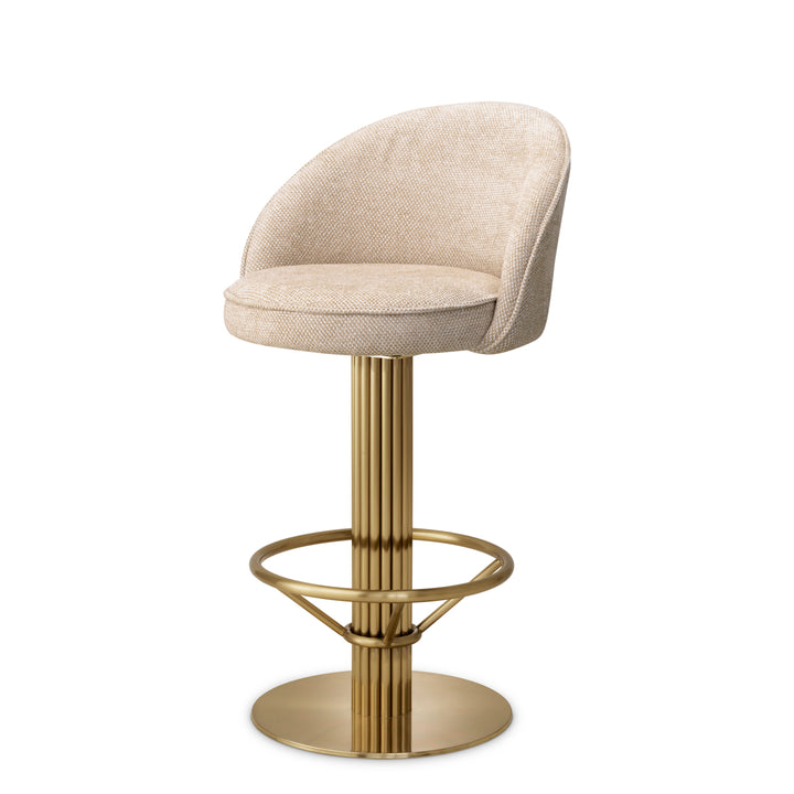 Counter Stool Dorland - Brushed brass finish | axton sand