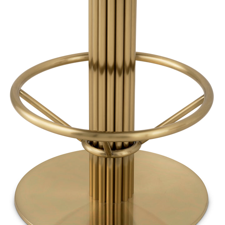 Counter Stool Dorland - Brushed brass finish | axton sand