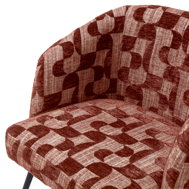 Dining Chair Aiden - Carmin burgundy