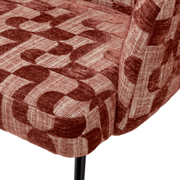 Dining Chair Aiden - Carmin burgundy