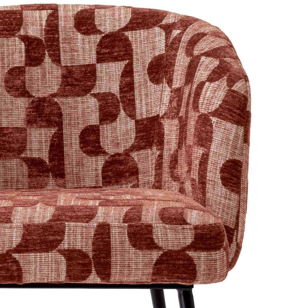 Dining Chair Aiden - Carmin burgundy