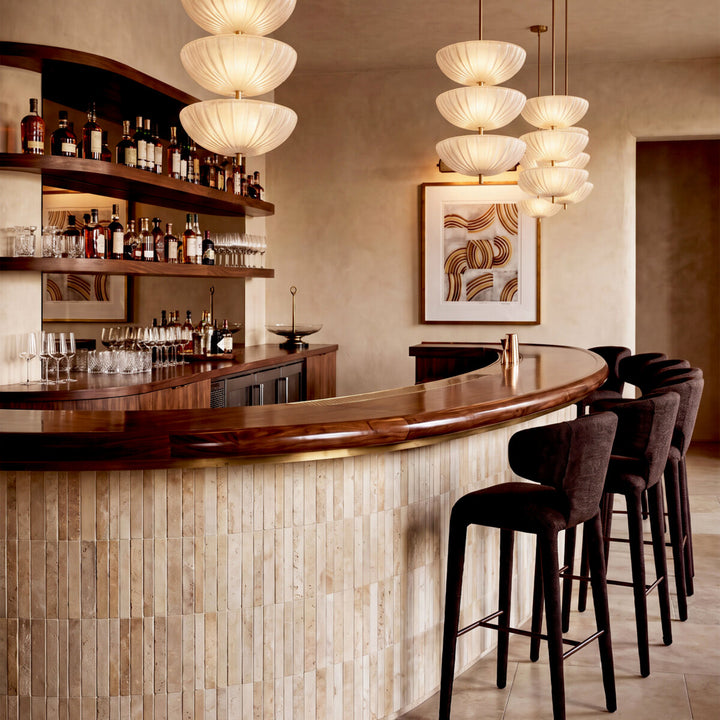 Bar Stool Josephine - Renato brown | bronze finish