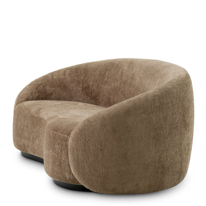 Sofa Amore S - Avelin brown | black base