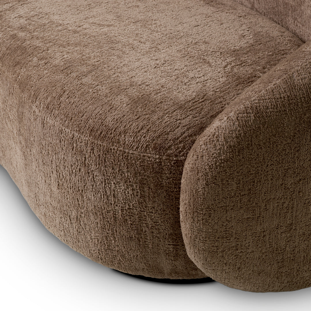 Sofa Amore S - Avelin brown | black base