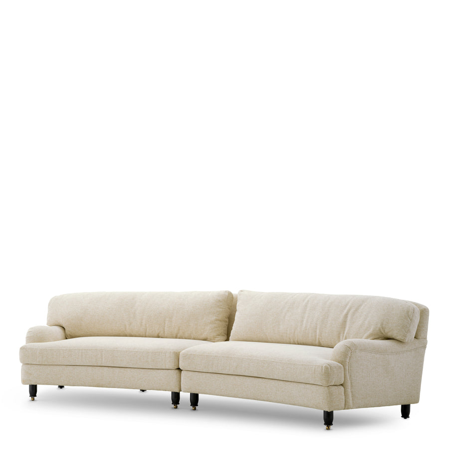 Sofa Laurentine - Axton off-white | black feet