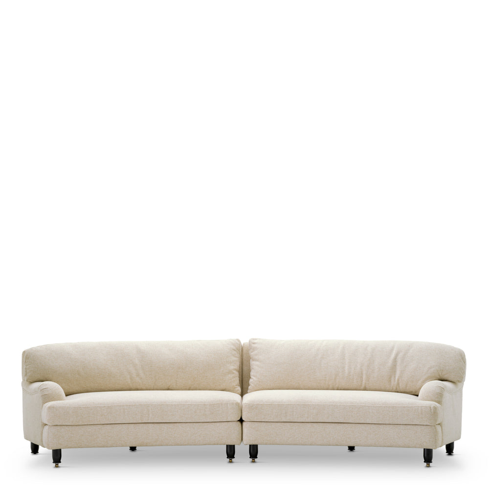 Sofa Laurentine - Axton off-white | black feet