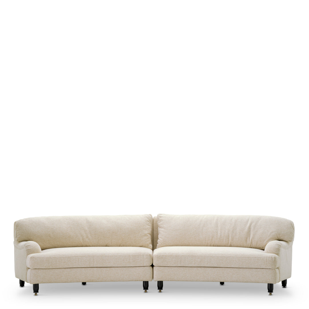 Sofa Laurentine - Axton off-white | black feet