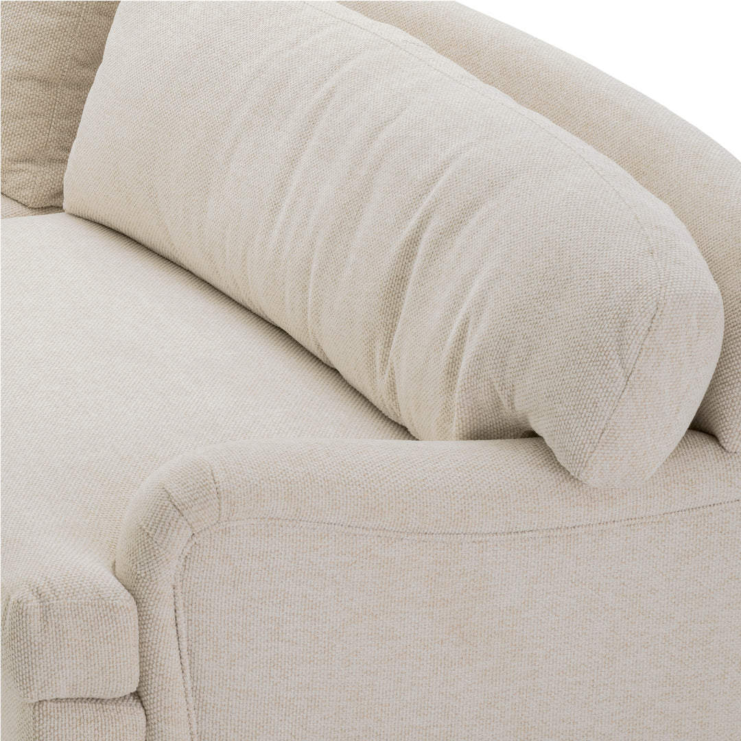 Sofa Laurentine - Axton off-white | black feet