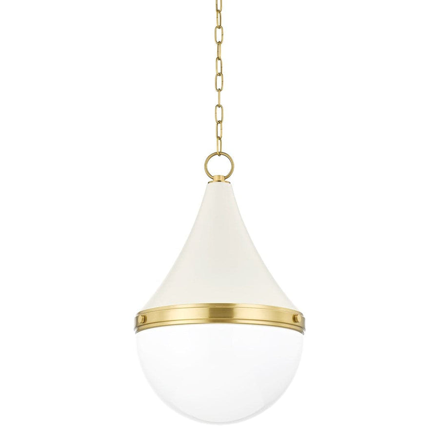 Ciara Pendant-Mitzi-HVL-H787701L-AGB/SCR-PendantsSoft Cream-Large-1-France and Son