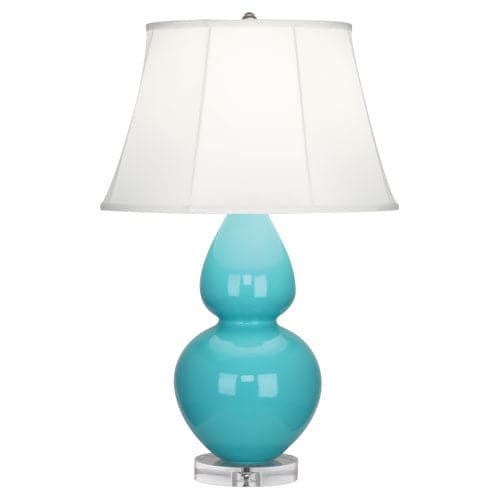 Butter Double Gourd Table Lamp-Eastern Accents-ABBEY-A741-Table LampsEgg Blue-7-France and Son