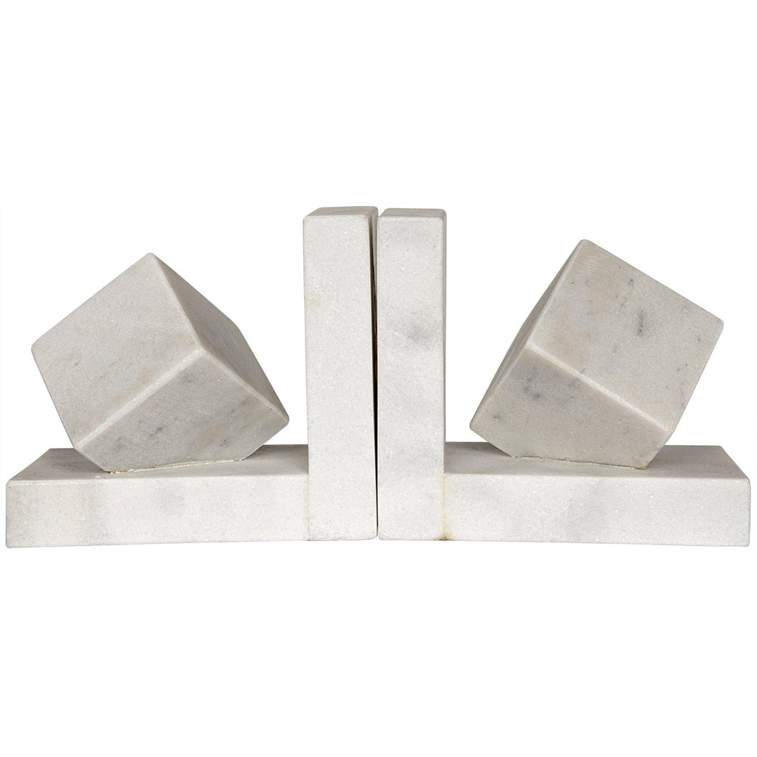 Cube Bookends - Natural
