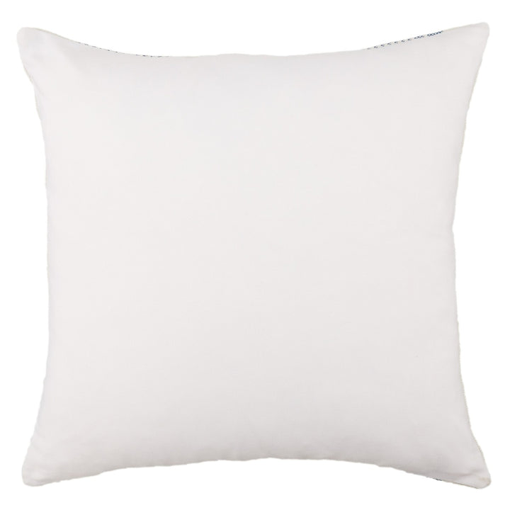 Jaipur Living Parque Indoor/ Outdoor Striped Blue/ Ivory Poly Fill Pillow (20" Square)