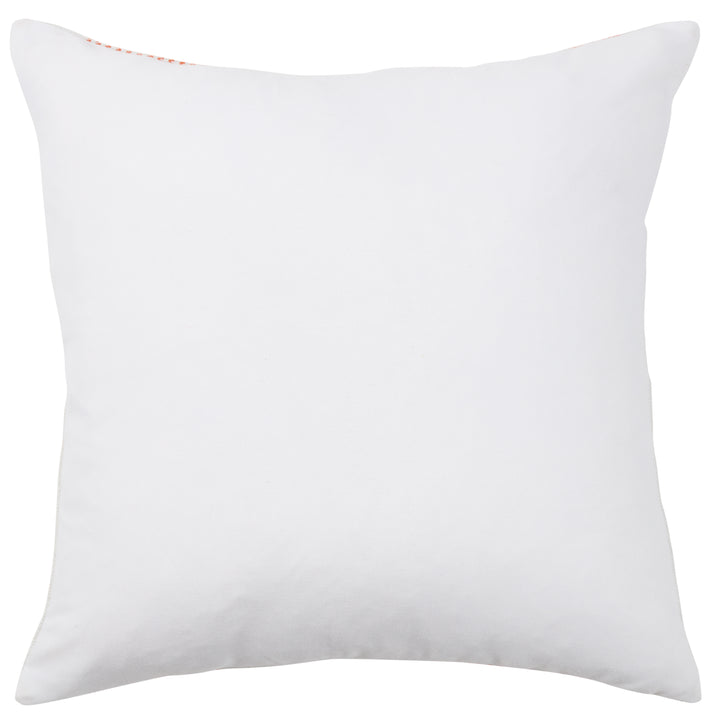 Jaipur Living Parque Handmade Indoor/Outdoor Striped Orange/Light Gray Down Fill Pillow (20"X20")