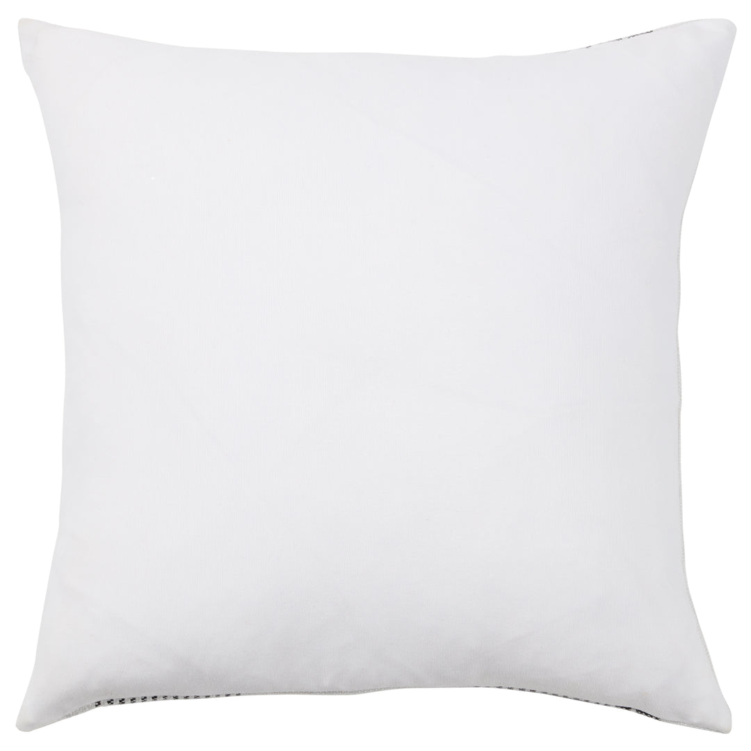 Jaipur Living Parque Handmade Indoor/Outdoor Striped Cream/Black Poly Fill Pillow (20"X20")