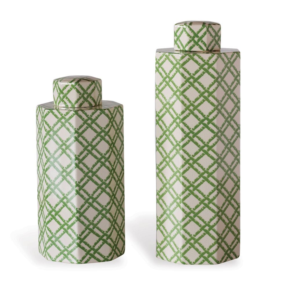 Jars Bamboo Trellis Jar