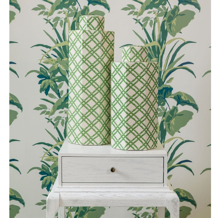 Jars Bamboo Trellis Jar