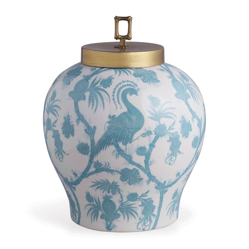 Balinese Peacock Jar