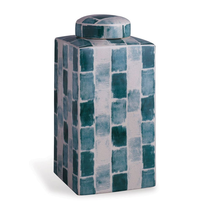 Vases Celadon Tile Square Tea Caddy