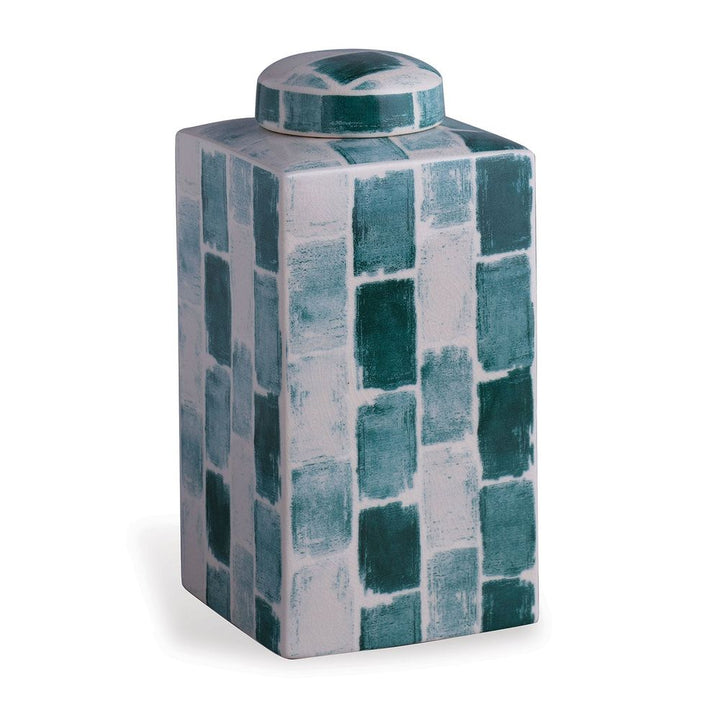 Vases Celadon Tile Square Tea Caddy