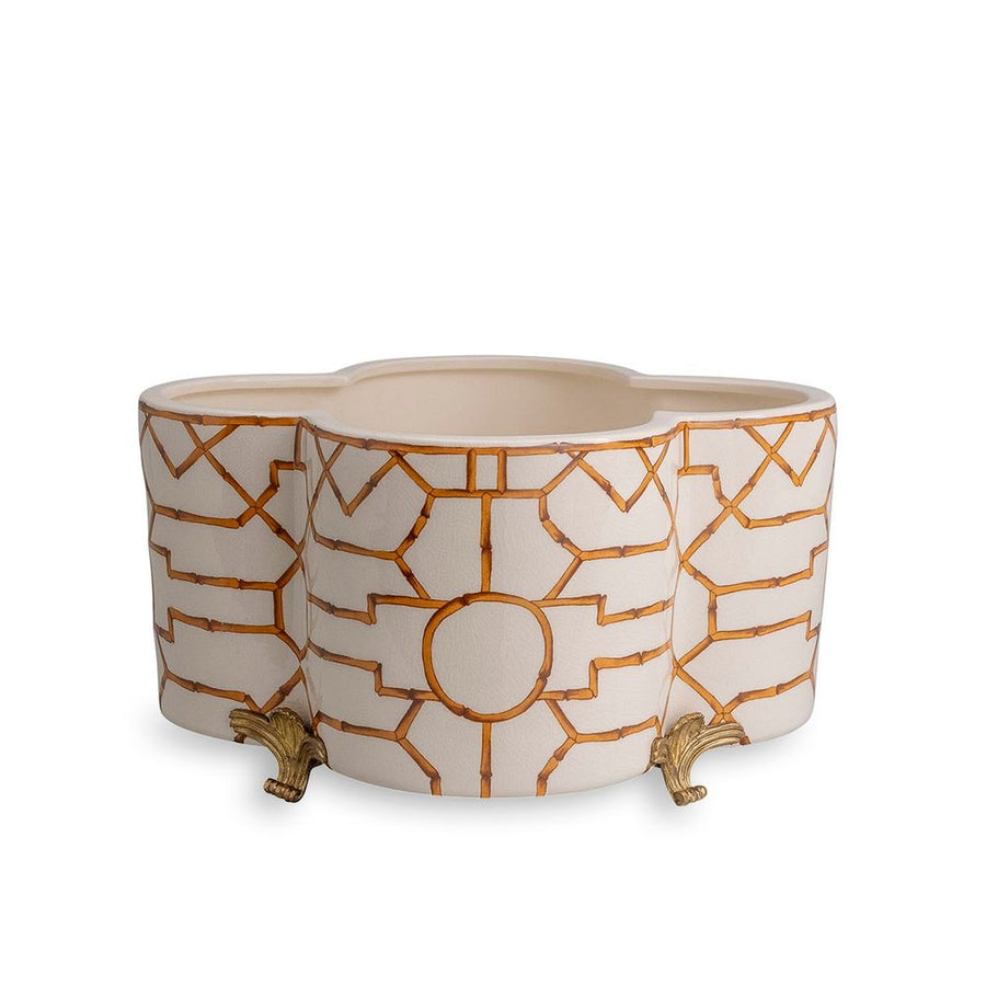 Planters Scalamandre Baldwin Quatrefoil Planter