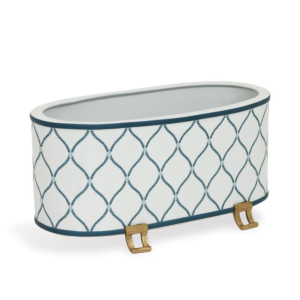 Planters Deane Slate Oval Planter