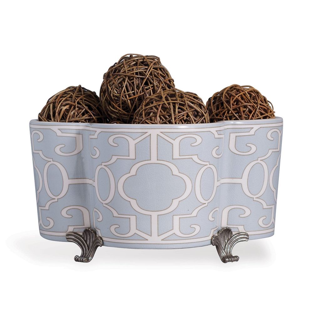 Planters Ming Fretwork Quatrefoil Planter