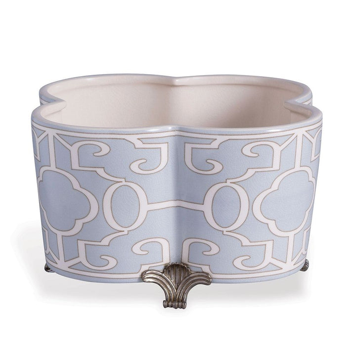 Planters Ming Fretwork Quatrefoil Planter