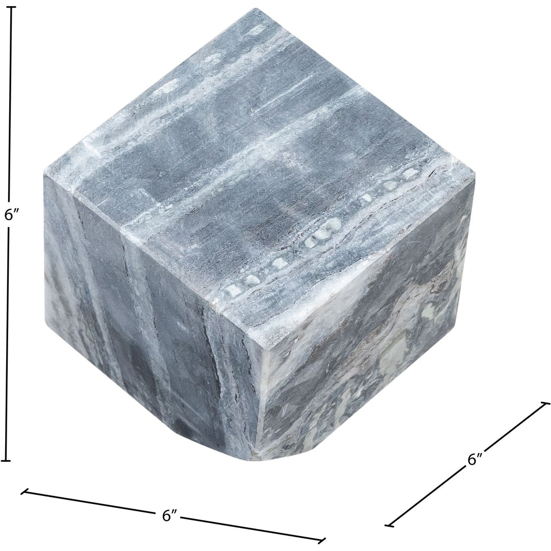 Block Genuine Marble Decorative Cube — Panda
