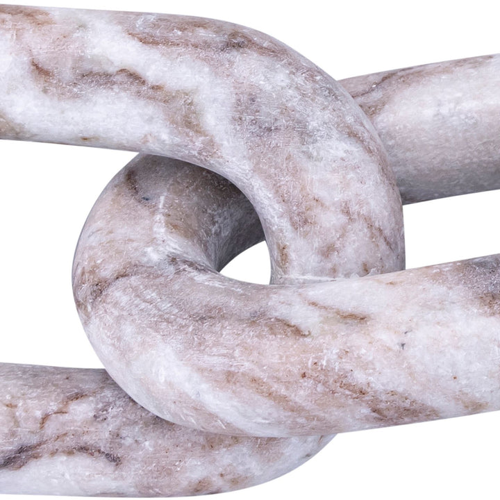 Lynx Genuine Marble Decorative Chain Links — Brown